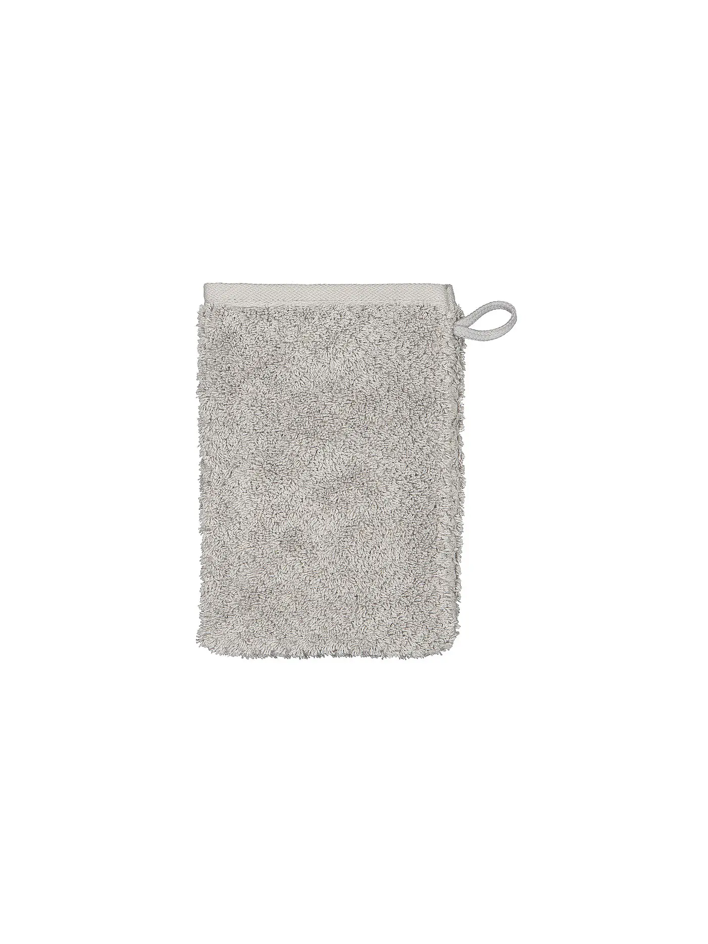 CAWÖ | Waschhandschuh PURE 16x22cm Mystic Green | hellgrau